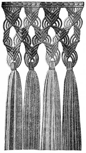 FIG. 585. MACRAMÉ FRINGE.