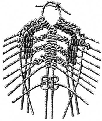 FIG. 600.
GRADUAL INCREASE OF THE THREADS.
WORKING DETAIL OF FIG. 599.